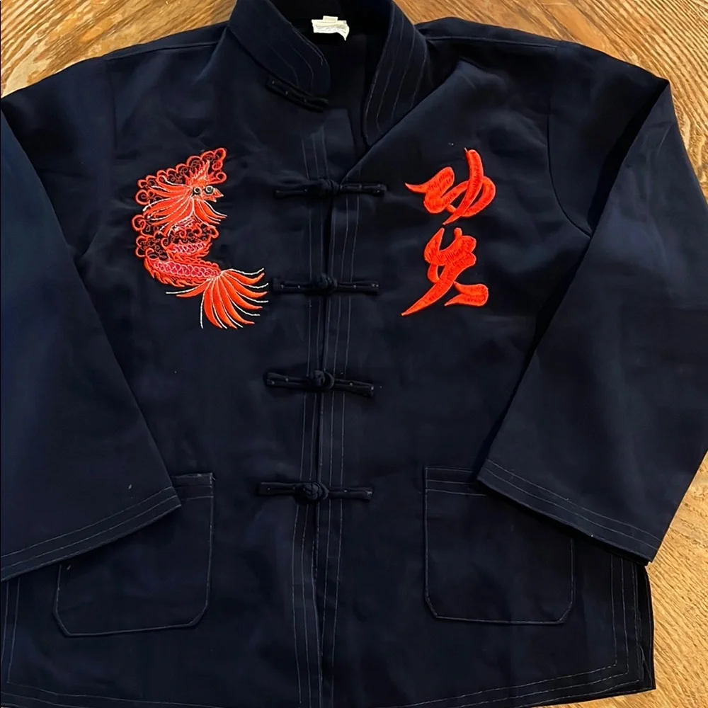 Chinese dragon embroidered shirt set - Picture 2 of 13